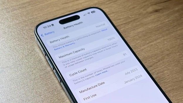 iPhone 15 ghi lại dữ liệu phân tích