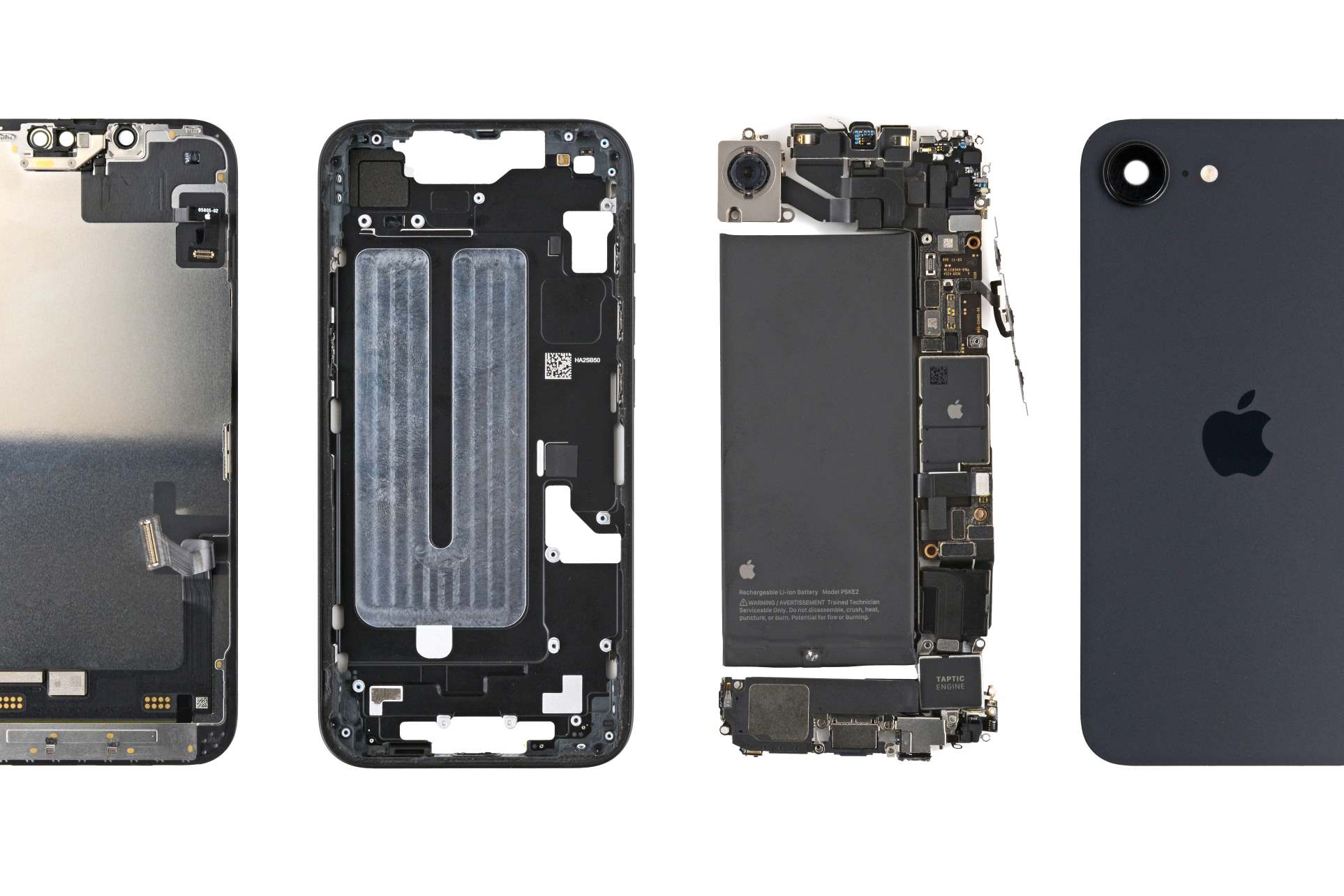 Quy trình kiểm tra mặt lưng iPhone 16e tại Bệnh Viện Điện Thoại, Laptop 24h